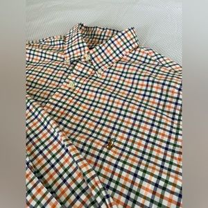 Vintage 90s POLO RALPH LAUREN Long Sleeve Button Down Plaid Shirt Mens XL TG